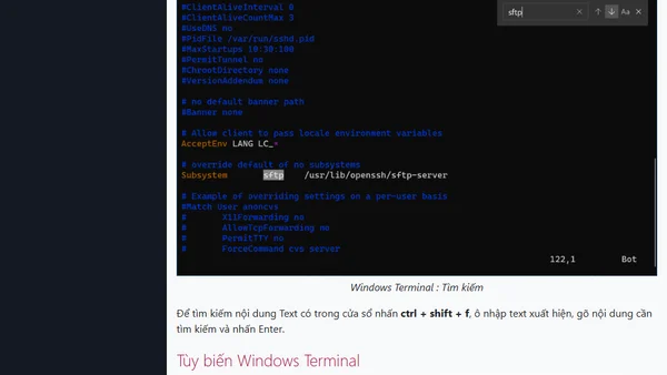 Cài đặt và sử dụng Windows Terminal