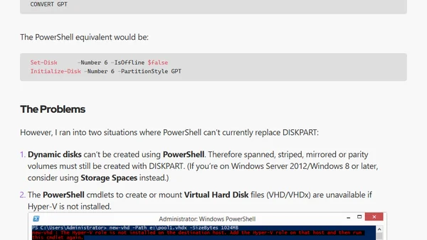 A Minor Irritation with VHDs and Dynamic Disks