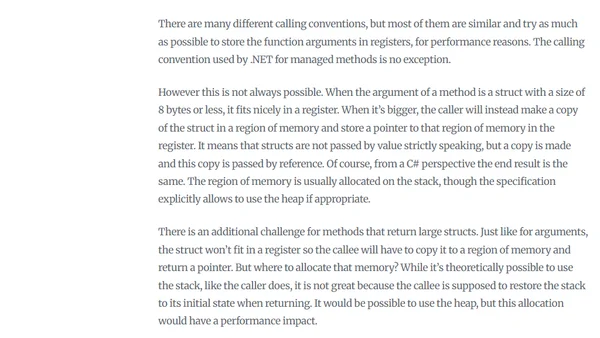 Why function pointers can't be used on instance methods in C#