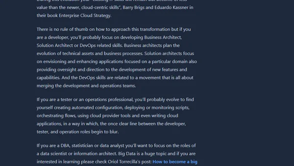 Prepare yourself to work in Cloud