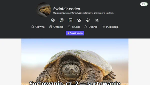 Sortowanie, cz. 2 — sortowanie bąbelkowe