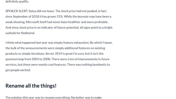 Microsoft Ignite 2019 - The Great Marketing Shift