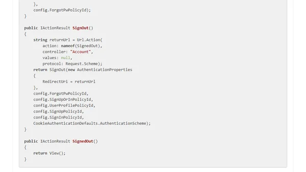 Azure AD B2C with ASP.NET Core 1.0