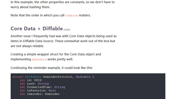Fixing wrong animations with Diffable Data Source