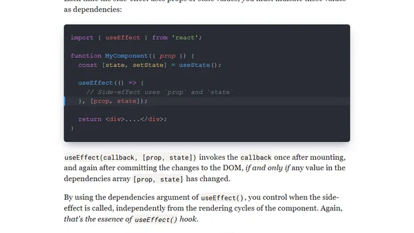 A Simple Explanation of React.useEffect()