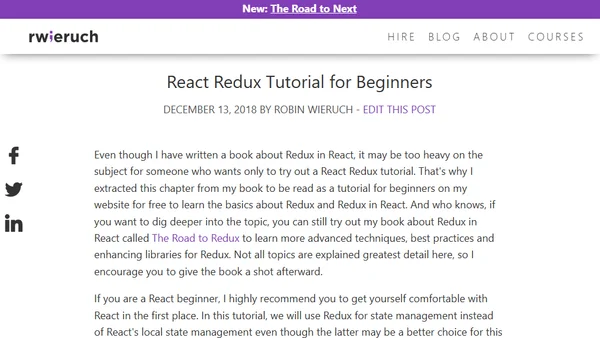 React Redux Tutorial for Beginners