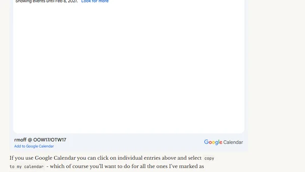 Where will I be at OpenWorld / Oak Table World?