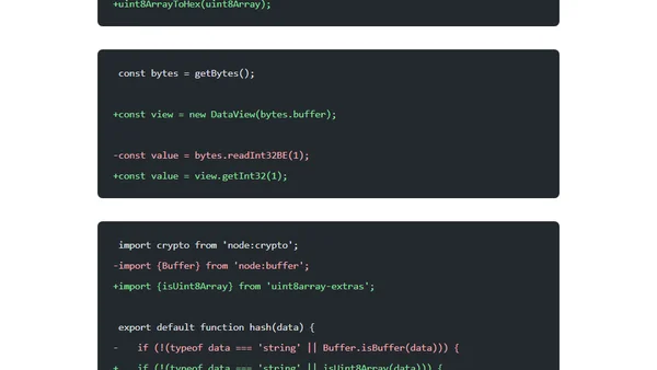 Goodbye, Node.js Buffer