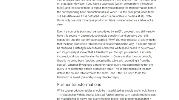 Analytical Data Warehouses - an introduction