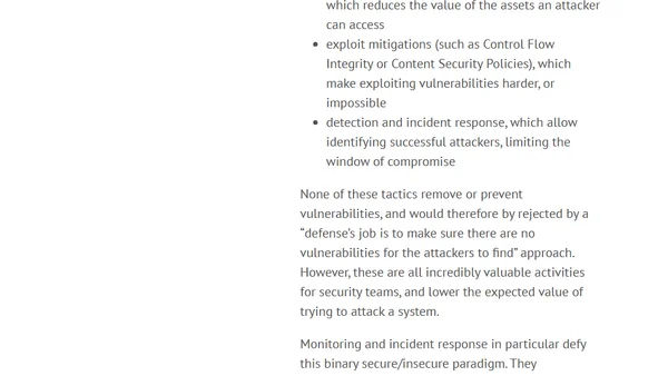 The worst truism in information security