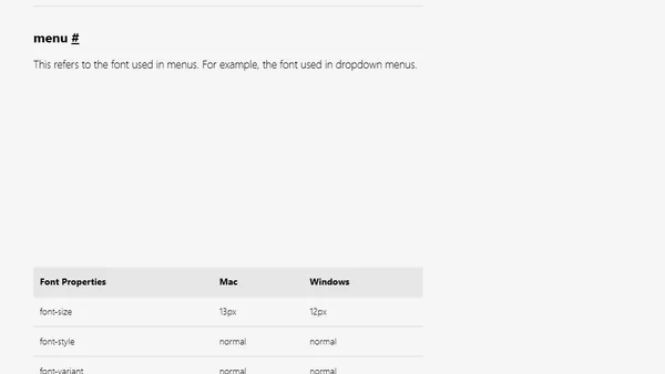 Using System Fonts in the Browser