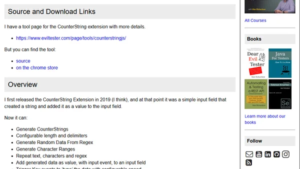 New Version of CounterString Extension