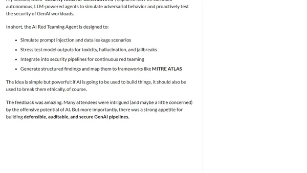 Behind the Scenes of Global Azure Quebec 2025: Organizing, Speaking, and Securing the Future of AI