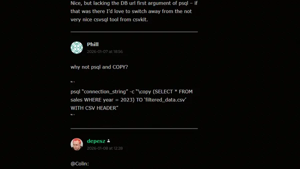Quick and dirty loading of CSV files