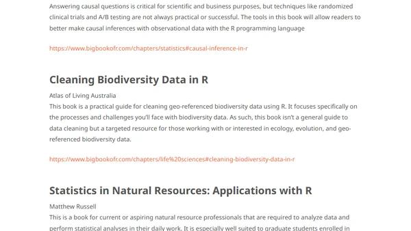 5 Books added to Big Book of R