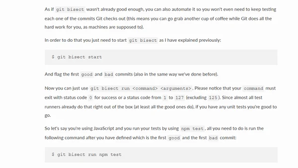 Git Bisect A.K.A. Pure Git Wizardry