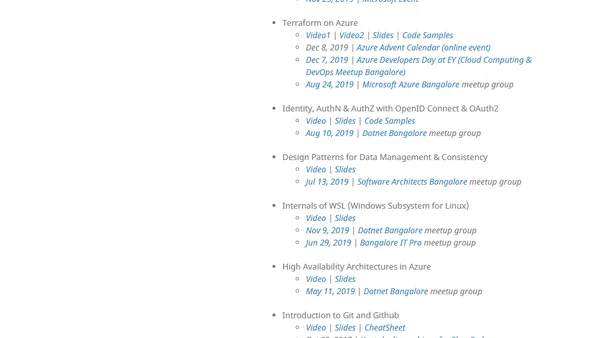 Speaking Engagements