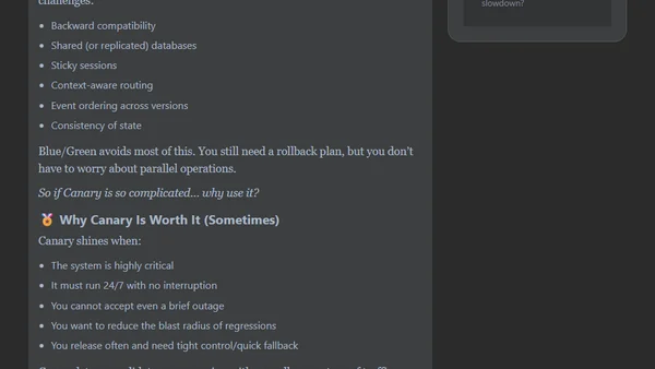 Canary deployments are an operational superpower, but the complexity they bring isn’t for everyone.