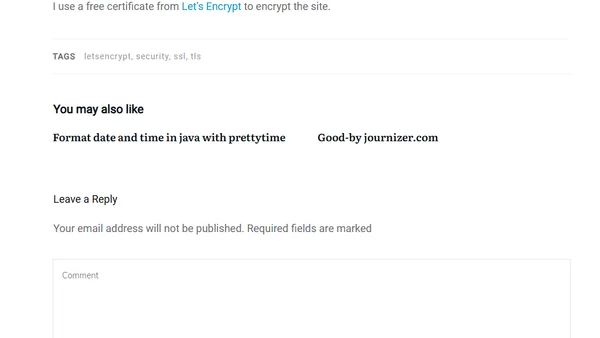 Blog url changed to https