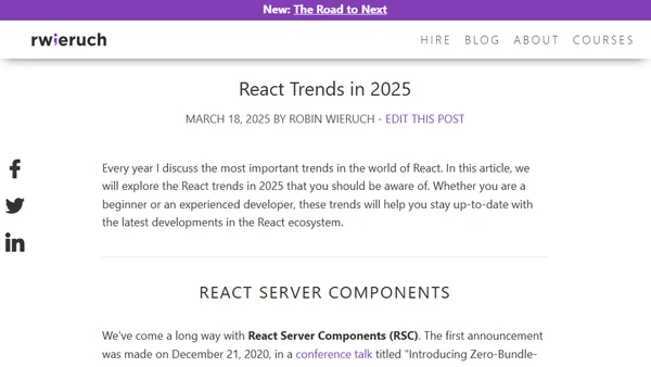 React Trends in 2025