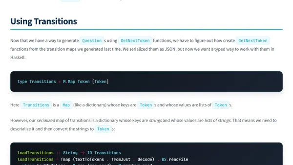 Building a Stupid Data Product, Part 2: The Web Service (Haskell)