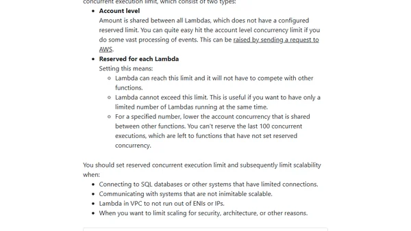AWS Serverless Common Mistakes - Performance, Scalability, Optimization, and Monitoring (3/7)