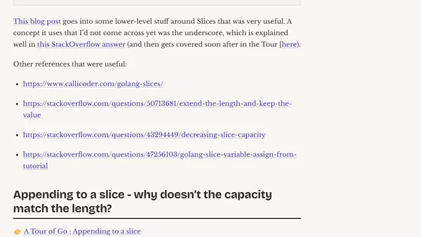 Learning Golang (some rough notes) - S01E02 - Slices
