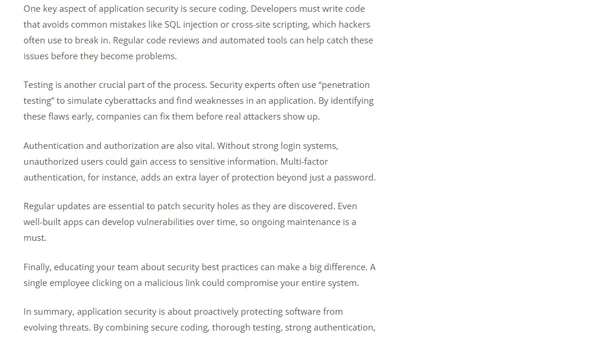 Application Security