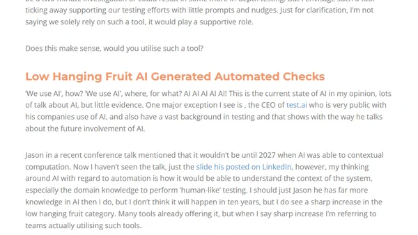 Crystal Ball - Automation in Ten Years Time