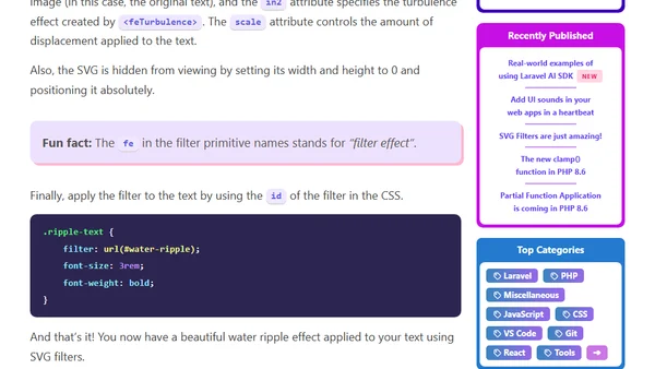 SVG Filters are just amazing!