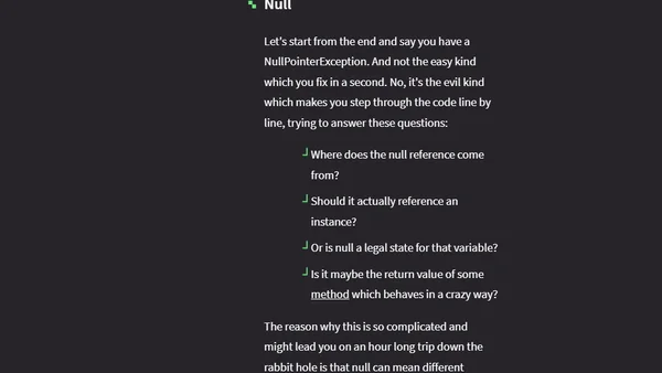 Intention Revealing Code With Optional