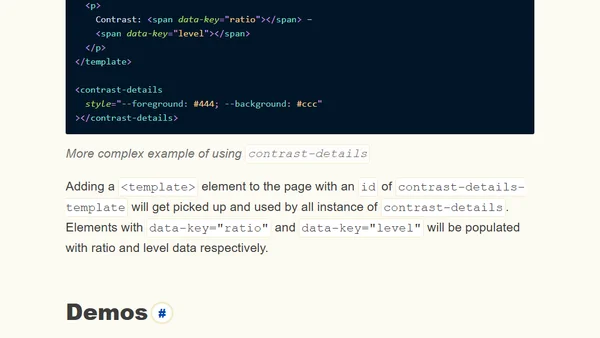 contrast-details Web Component