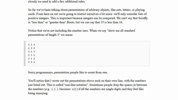 What the Hell are Permutation Patterns?