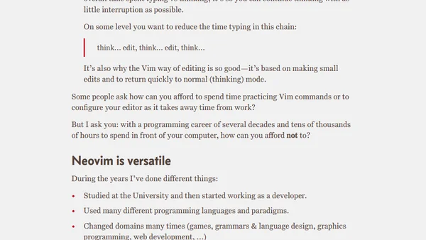 I'll give up Neovim when you pry it from my cold, dead hands