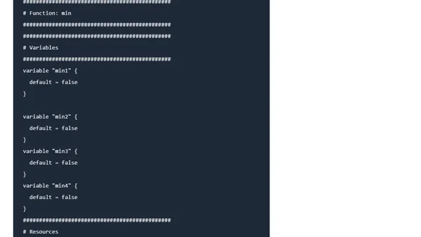 Terraform - FotD - min()