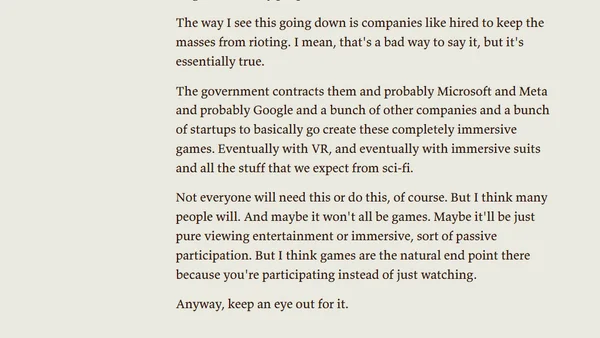 The Government Solution to AI Inequality Might Be UBI + Really Good Games