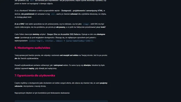 Dostępność - top 10 najczęściej popełnianych błędów