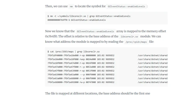 Check what .net core GC keywords are enabled without a debugger