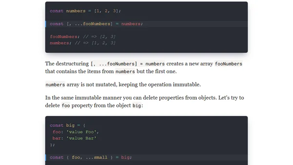 5 Interesting Uses of JavaScript Destructuring