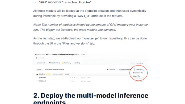 Multi-Model GPU Inference with Hugging Face Inference Endpoints