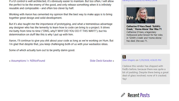 The Power Of Working Code
