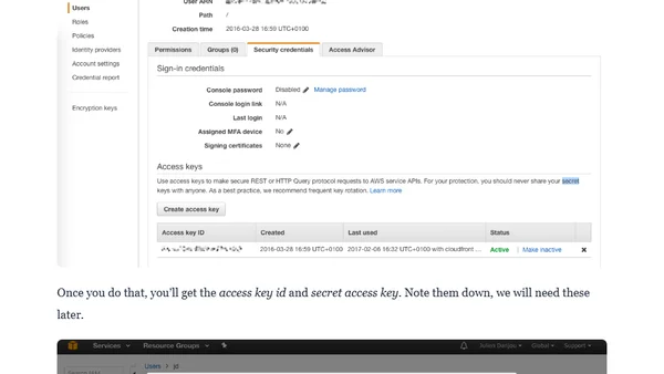 Scalable metrics storage: Gnocchi on Amazon Web Services
