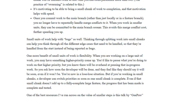 Four Essentials for an Effective Software Development Process