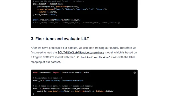 Document AI: LiLT a better language agnostic LayoutLM model