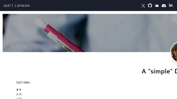 A "simple" D3.js area chart