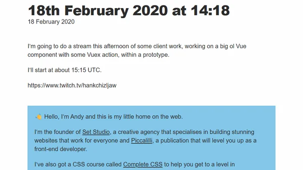 18th February 2020 at 14:18