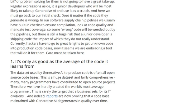 Use Cases for Generative AI