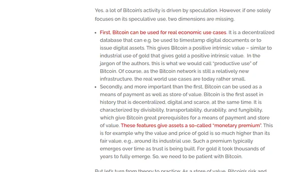 ECB Economists Critique Bitcoin: Is It Truly Worthless and a Threat to Democracy?