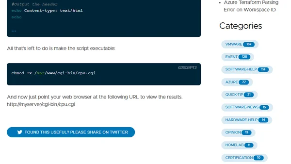 Webpage to Monitor CPU usage on a linux box.