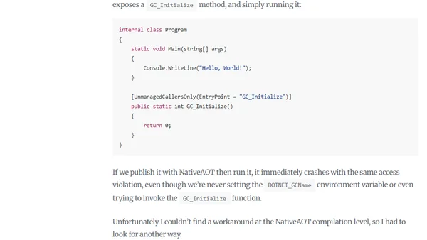 Writing a .NET Garbage Collector in C#  -  Part 1